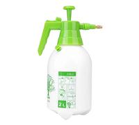 Riuulity Pulvérisateur d'eau pressurisé Manuel 2L, Pulvérisateur Portatif avec Interrupteur de Verrouillage Automatique et Soupape de sécurité, Buse en Cuivre pour Plante