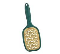 Riuulity Râpe à Légumes en Acier Inoxydable, Râpe Efficacement les Pommes de Terre et les Carottes pour la Cuisine Domestique, Durable et Facile à Nettoyer, 10,5x28cm (poignée verte)