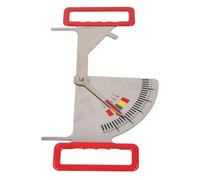 Riuulity Règle de Graisse Dorsale de Truie Enceinte, Outil Précis de Gestion de L'alimentation en Acier Inoxydable pour Ferme avec 5 Intervalles de Mesure de 1,35 Kg, 1,75 Kg, 2 Kg, 2,25