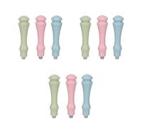 Riuulity Remplacement de la Poignée de Tampon de Scellage Apparence Simple pour les Invitations de Mariage 9 Pièces Poignée de Scellage en Bois pour les Décorations D'enveloppes Vintage