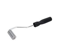 Riuulity Rouleau de Plastification en Fibre de Verre, Outil de Construction en Aluminium Durable pour Plastique renforcé de Fibre de Verre, Poignée Confortable, Tête de Rouleau de 2,5 X 5,1 Cm pour