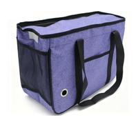 Riuulity Sac à Dos de Transport pour Petit Chien, avec Panneaux en et Housse Enroulable Réglable, pour Chats Timides et Anxieux, Lapins, Voyage en Plein Air (L dans Les 7,5 kg)