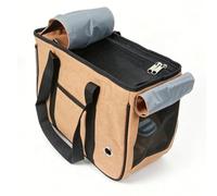 Riuulity Sac à Dos de Transport pour Petit Chien, avec Panneaux en et Housse Enroulable Réglable, pour Chats Timides et Anxieux, Lapins, Voyage en Plein Air (S dans Les 2,5 kg)