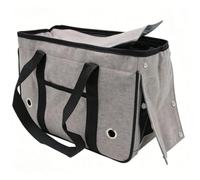 Riuulity Sac à Dos de Transport pour Petit Chien, avec Panneaux en et Housse Enroulable Réglable, pour Chats Timides et Anxieux, Lapins, Voyage en Plein Air (S dans Les 2,5 kg)