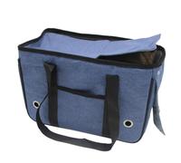 Riuulity Sac à Dos de Transport pour Petit Chien, avec Panneaux en et Housse Enroulable Réglable, pour Chats Timides et Anxieux, Lapins, Voyage en Plein Air (M dans Les 5 kg)