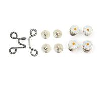 Riuulity Serre-boucle de Taille Réglable et Durable pour Pantalons, Design Créatif pour Taille Fine, Ajusteur de Ceinture Réutilisable pour Hommes et Femmes, Matériau en Alliage (Modèle à vis avec