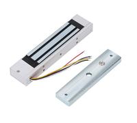 Riuulity Serrure Magnétique électrique Forte Force de Maintien de 180 Kg pour Système de Contrôle D'accès à Porte Unique, Idéale pour le Bureau et le Laboratoire, Matériau en Alliage D'aluminium