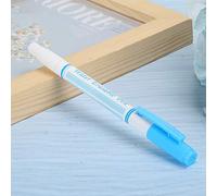 Riuulity Stylo Effaçable à L'eau à Double Tête, Marqueur de Tissu avec Pointe en Fibre Soluble dans L'eau pour Vêtements, Chaussures, Couture en Cuir (BLUE)