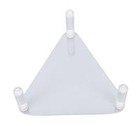 Riuulity Support de Ballon en Acrylique, Présentoir de Football, Basket-Ball, Volley-Ball, avec Entretoises en Acier Inoxydable, pour Cadeaux de Bureau et de Maison (Transparente)