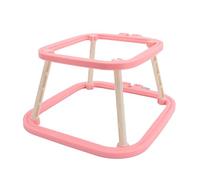 Riuulity Support de Cadre de Broderie Double Couche Réglable pour Diverses Techniques de Couture à la Maison (rouge)