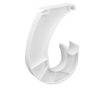 Riuulity Support pour Tringle en J, 4 Pièces, Support de Tringle Robuste pour Organisation de Placard avec Réglage sans Outil