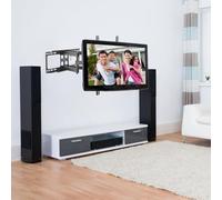 Riuulity Support TV à Mouvement Complet Durable et économique pour Téléviseurs de 37 à 70 Pouces, Installation Facile pour Un Usage Domestique, Matériau en Fer