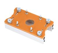 Riuulity Table de Défonceuse Plaque D'insertion, Conception Durable 65mm | Matériau en alliage d\'aluminium, s\'adapte à une épaisseur de bois de 0 à 5 cm, support stable et précis