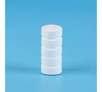 Riuulity Tablettes de Nettoyage pour Machine à café, Nettoyant pour Système de Lait, Tablettes de Détartrage pour Machines à Expresso Automatiques avec Formule Non Corrosive 100g (WHITE)