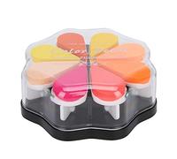 Riuulity Tampon Encreur en Forme de Pétale de 8 Couleurs, Accessoire de Peinture de Tampon de Bricolage avec Pétales Amovibles pour le Scrapbooking, la Coloration, L'art des Médias Mixtes (7)