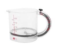 Riuulity Tasse à Mesurer Réglable, Outil D'économie D'espace de Conception Innovante pour Ingrédients Secs Liquides 1/4 1/3 1/2 et 1 Tasse avec Levage de Base