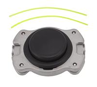 Riuulity Tête de Universelle en Aluminium, 2 Lignes de Remplacement, Tête de -Bordure de Haute Précision avec 2 Lignes pour Tondeuse de Jardin, Env.Aluminium de Diamètre de Trou de 0,5