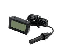 Riuulity Thermomètre Hygromètre Numérique LCD Compact avec Sonde, Compteur électronique de Température et d'humidité intégré pour une Référence de Données Précise, adapté à Divers Environnements