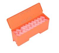 Riuulity Transparent King Cage Outils D'apiculture Cage Légère D'élevage de Reine des Abeilles Opération Apicole Simple pour Préserver la Reine des Abeilles Boîte de Transport pour Petites Cages de