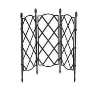 Riuulity Treillis de Jardin, Acier Recouvert de Plastique, Support de Fleurs Extensible, Supporte Les Vignes Grimpantes, Utilisation Intérieure et Extérieure (2)