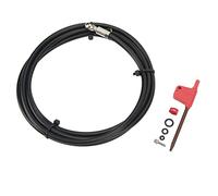 Riuulity Tuyau D'huile de Vélo Haute Performance avec rapeau Rouge et Insert de Connexion pour LEVEL RED HRD ETAP S700 S900 Utilisation Elliptique Construction Durable et Stable