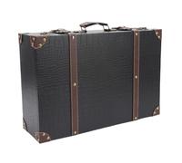 Riuulity Valise de Rangement Décorative Vintage, Boîte à Bagages Rétro pour Décoration Chic de Bureau à Domicile, Idéale pour les Accessoires de Photographie ou les Voyageurs, 17,7 X 11,8 X 5,9