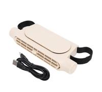 Riuulity Ventilateur de Refroidissement du Siège D'auto Usb sans Lame, Ventilateur de Casque calculé à 3 Vitesses Réglable avec Conception D'angle (Beige à gauche: BL3Z 1562187 AA, à droite: BL3Z