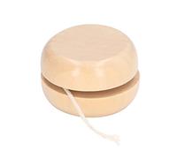 Riuulity YoYo en Bois de Petite Taille, Ensemble de 4 Pièces, Portable, inachevé, Bricolage, YoYo en Bois de qualité Supérieure, Non Peint, Uni pour Enfants, Jouet Créatif pour Les Tout-Petits