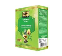 RIV Paris Savon Éclaircissant Avocat Menthe - 180g - Hydrate et Rafraîchit la Peau
