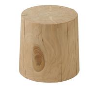 RIVA 1920 table basse tabouret NATURA LEGNO VIVO (Ø 30 x H 40 cm - Bois massif de cèdre)