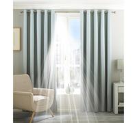 Riva Accueil Eclipse Blackout Oeillet Rideaux, Polyester, Canard Oeufs, 168 X 229Cm