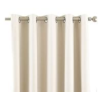 Riva Accueil Eclipse Occultant À Oeillets Rideaux, Polyester, Ivoire, 46 X 54 (117 X 137 Cm)