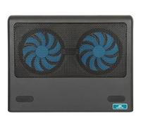 Riva Case 5557 - Ventilateur d'ordinateur portable - avec concentrateur USB 2 ports - 17.3" - 110 mm G
