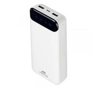 Riva Case Rivapower Va2280 - Banque D'alimentation - 20000 Mah - 74 Wh - 10 Watt - 2 A - 2 Connecteurs De Sortie (Usb) - Blanc