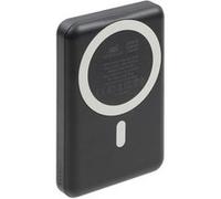 Riva Case Rivapower VA2604 - Banque d'alimentation sans fil - MagSafe, QI, avec support - 10000 mAh - 37 Wh - 20 Watt - 4.5 A - PD, QC 3.0 - 2 connecteurs de sortie (USB, 24 pin USB-C) - sur le câble 