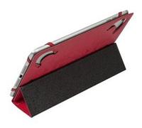 Series 31 3122 Double-Sided - Etui à rabat pour tablette - polyuréthane - noir, rouge - 8"