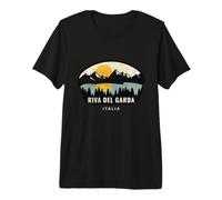 Riva Del Garda Design Italie Souvenir de Vacances T-Shirt Haut de Gamme