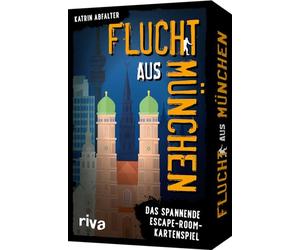 RIVA Flucht aus Munichen: Das spannende Escape-Room-Kartenspiel. Tolles Geschenk für Fans Von Escape Room, Rätsel, Krimi, True Crime. Zum Geburtstag, Weihnachten, Spieleabend. AB 12 Jahren