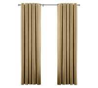Riva Home Atlantic Rideaux à œillets, Rideaux RV1072 (229cm x 137cm) (Ochre)