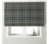 Riva Home AVIEMORE 153X137 Roman Blind GRY, Polyester, Grau, 153x137cm