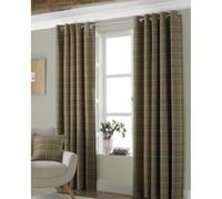 Riva Home Aviemore - Rideaux à carreaux (168 x 137cm) (Chardon) - UTRV1014 Multicolore G