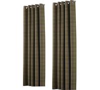 Riva Home Aviemore Rideaux à carreaux avec œillets RV1014 (117cm x 137cm) (Thistle)