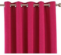Riva Home Eclipse Rideaux occultants à œillets RV1083 (229cm x 137cm) (Rose)