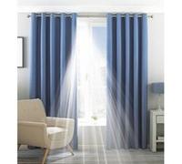 Riva Home Eclipse - Rideaux occultants (Taille 8: 229 x 229cm) (Denim) - UTRV1083 Multicolore G