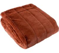 Riva Home Empress couverture en Fourrure artificielle RV1028 (130cm x 180cm) (Rouille)