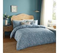 Riva Home Ensemble de Couette à imprimé Floral Wylder Nature Bronte - Bluebell - Super King