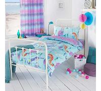 Riva Home Fille Sirène Parure de lit RV1216 (Toddler (120x150cm)) (Coloré)