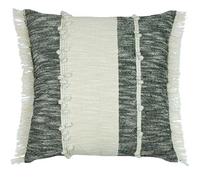 Riva Home Furn. Otto Polyester Coussin Rempli, Coton, Noir/Naturel