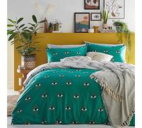 Riva Home furn. Theia King Duvet Cover Set, Cotton, Polyester, Jade