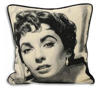 Riva Home Hollywood Elizabeth Taylor - Housse de coussin (45x45cm) (Noir) - UTRV388 Noir